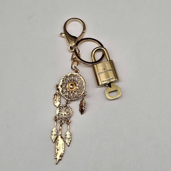 Authentic Louis Vuitton Lock & Key with unbranded Bagcharm, Keycharm, Keychain - Picture 6 of 8